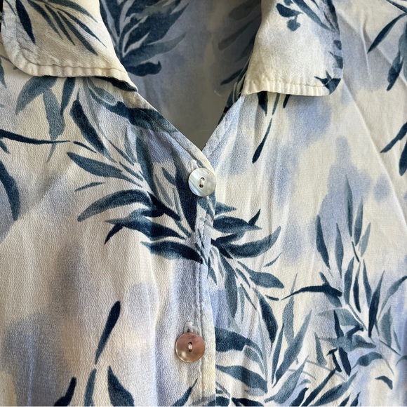 John Paul Richard Uniform skirt set, 100% rayon, tropical print, vintage, Size M - Picture 4 of 11